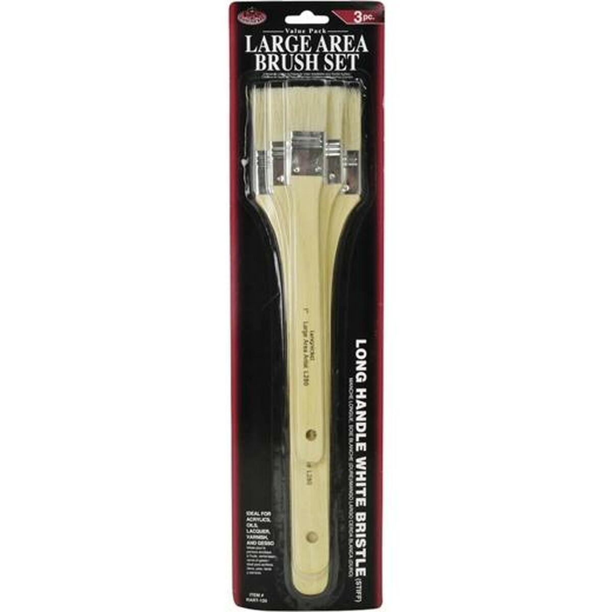 Royal & Langnickel penselsæt - 3 dele, lange skafter