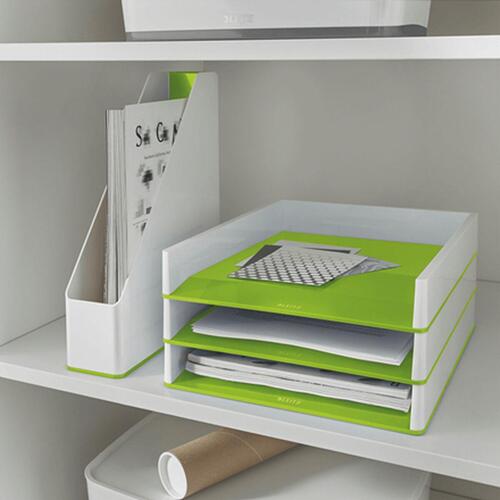 Arkivskab Leitz 53611054 Hvid Grøn polystyren 26,7 x 4,9 x 33,6 cm