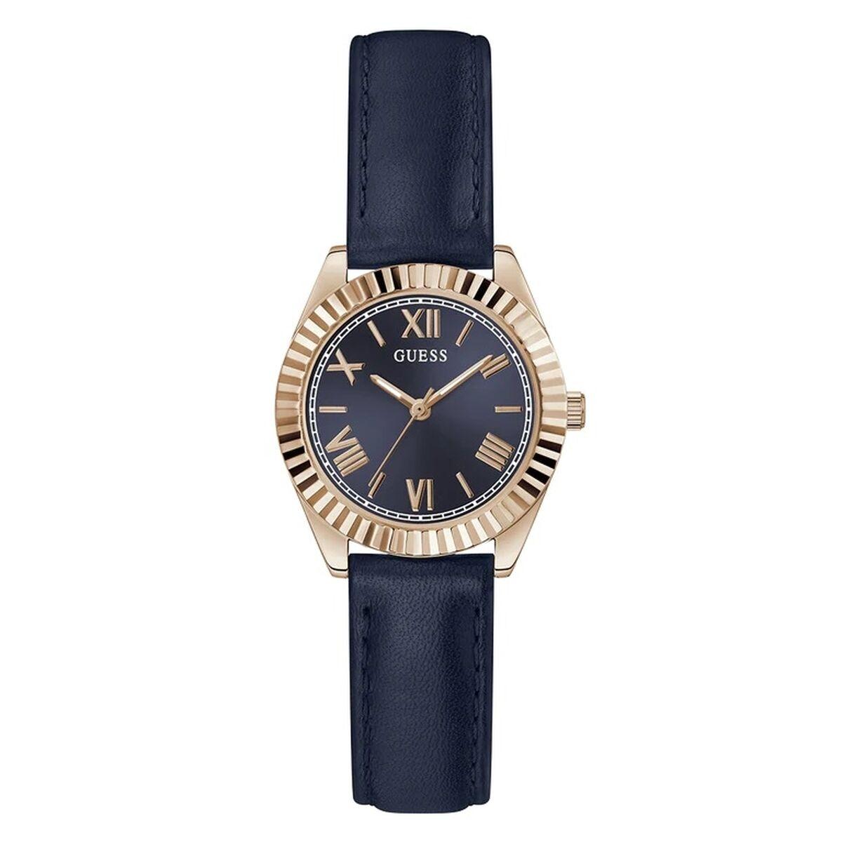 Guess MINI LUNA dameur - armbåndsur Ø 30 mm, læderrem