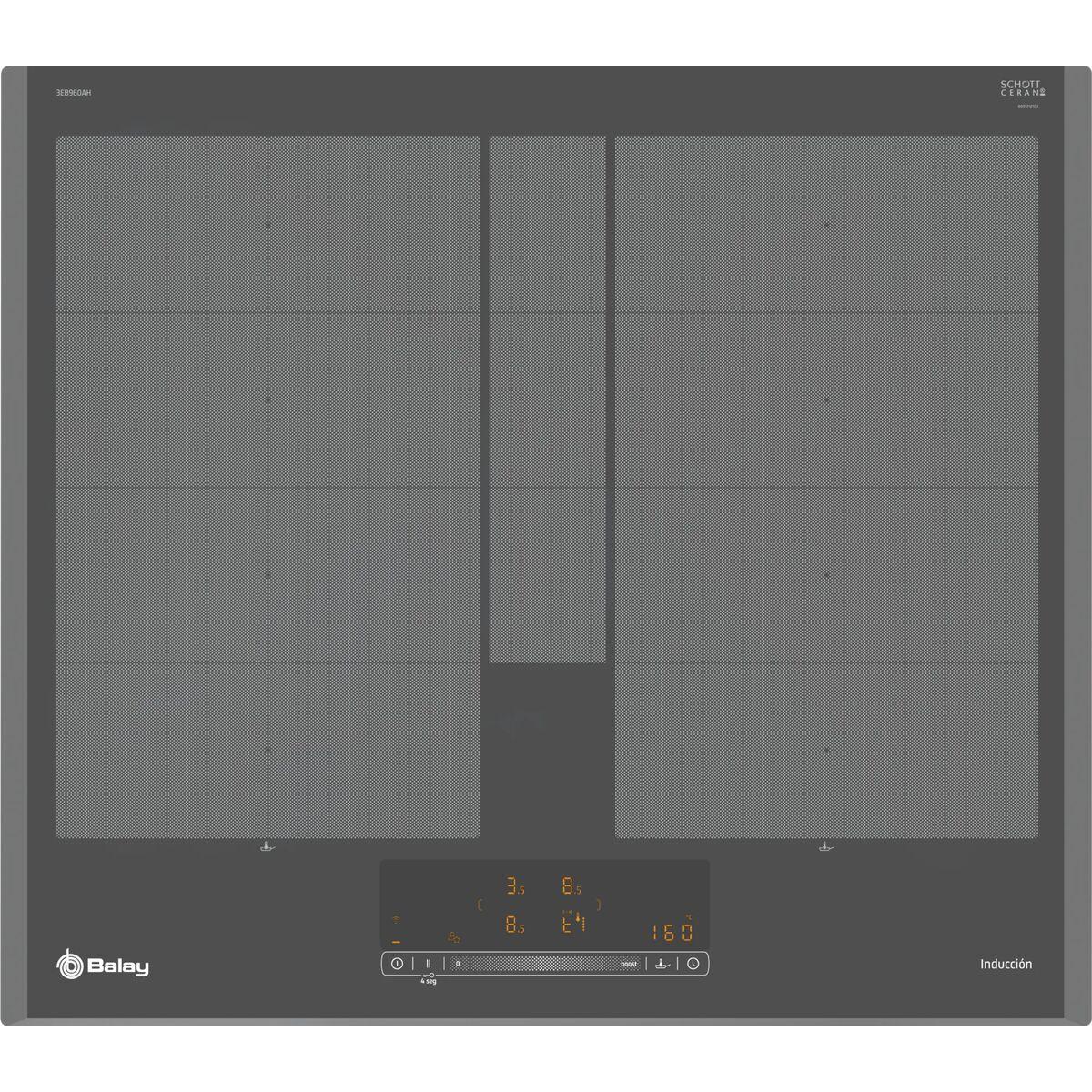Induktionskogeplade Balay 3EB960AH - 60 cm, grå