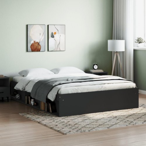 Sengeramme 140x190 cm sort