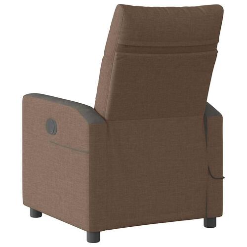 Massagestol stof brun