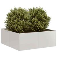 Plantekasse 80x80x30 cm rustfrit stål