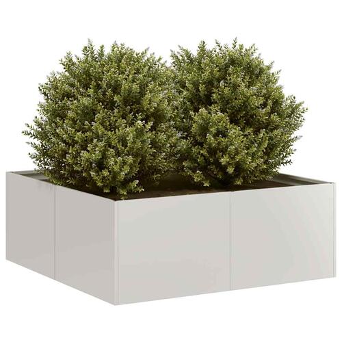 Plantekasse 80x80x30 cm rustfrit stål