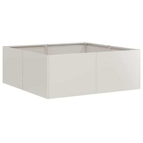 Plantekasse 80x80x30 cm rustfrit stål