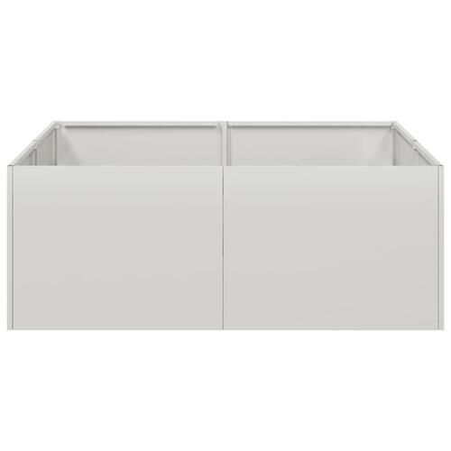 Plantekasse 80x80x30 cm rustfrit stål
