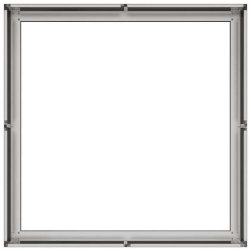 Plantekasse 80x80x30 cm rustfrit stål