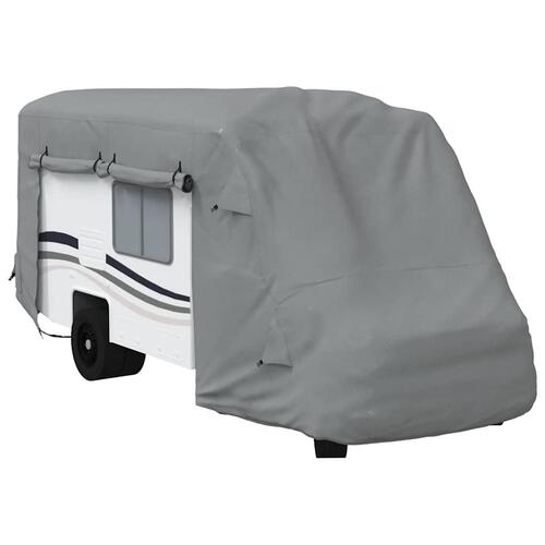 Autocamperovertræk 610x235x275 cm ikke-vævet stof grå