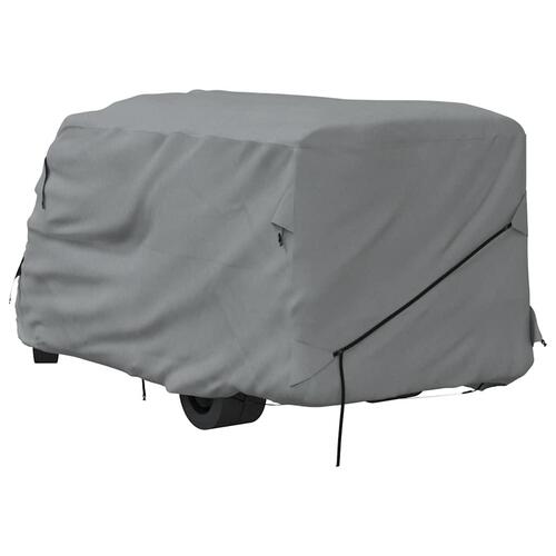 Autocamperovertræk 610x235x275 cm ikke-vævet stof grå