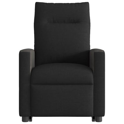 Løftestol med massage stof sort
