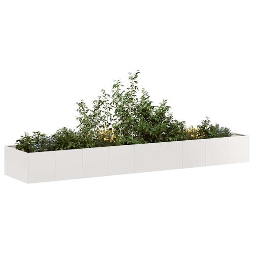 Plantekasse 360x80x40 cm rustfrit stål