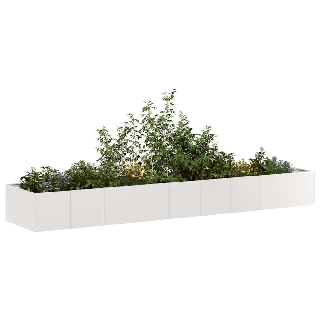 Plantekasse 360x80x40 cm rustfrit stål