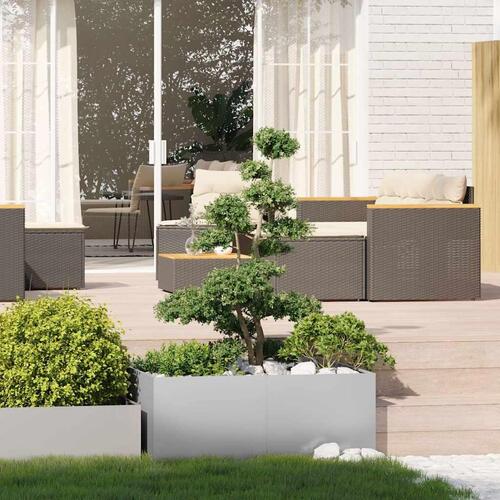 Plantekasse 100x100x40 cm galvaniseret stål