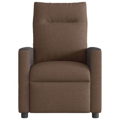 Eldrevet massagestol stof brun