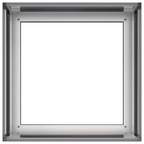 Plantekasse 40x40x30 cm galvaniseret stål