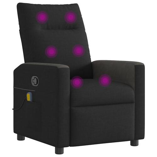 Massagestol stof sort