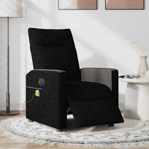 Eldrevet massagestol stof sort