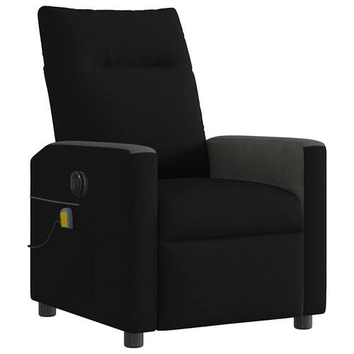Eldrevet massagestol stof sort