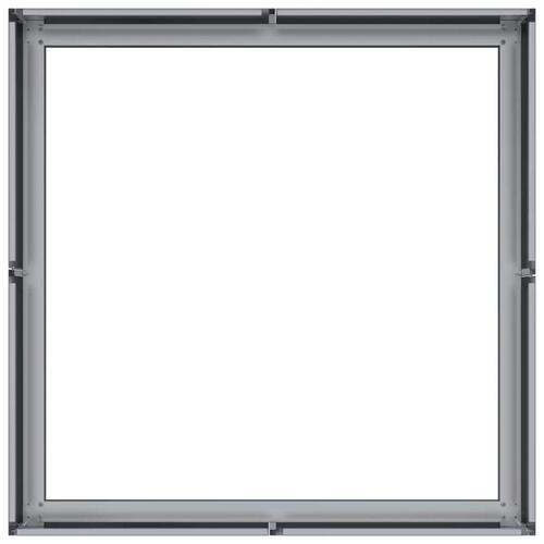 Plantekasse 80x80x30 cm galvaniseret stål