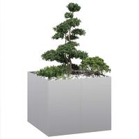 Plantekasse 100x100x80 cm galvaniseret stål