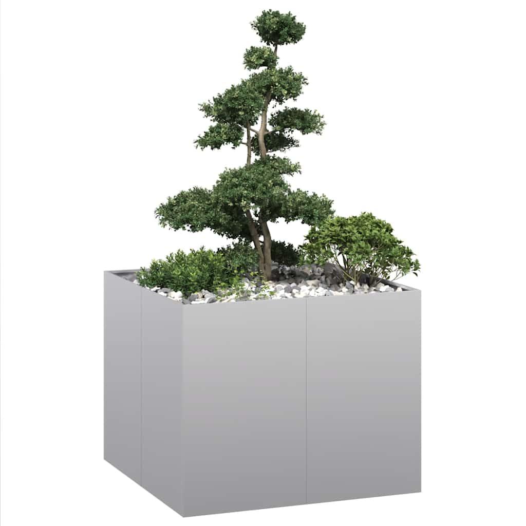 Plantekasse 100x100x80 cm galvaniseret stål