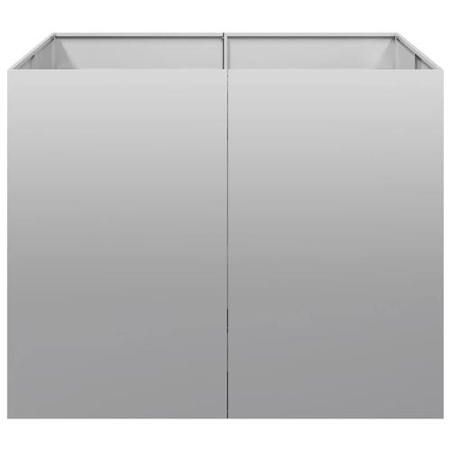Plantekasse 100x100x80 cm galvaniseret stål