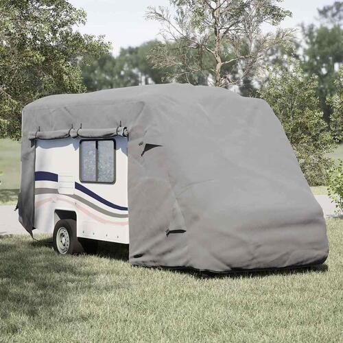 Autocamperovertræk 570x235x275 cm ikke-vævet stof grå