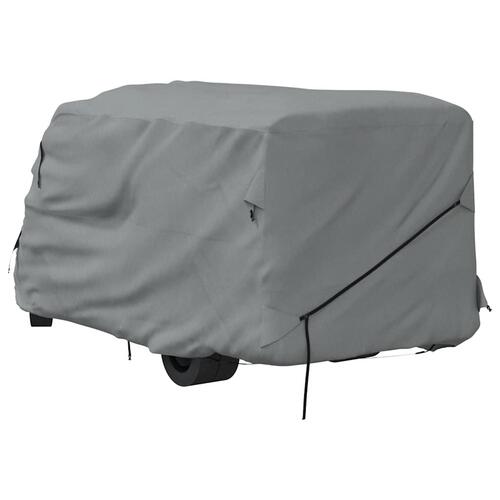 Autocamperovertræk 570x235x275 cm ikke-vævet stof grå