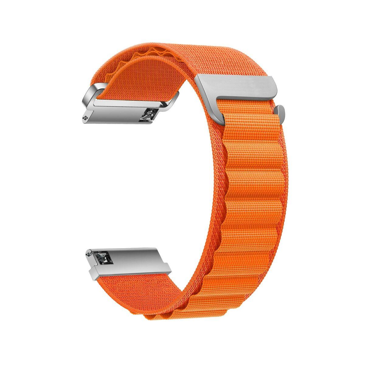 KSIX Adventure urrem - 22 mm, orange/grøn