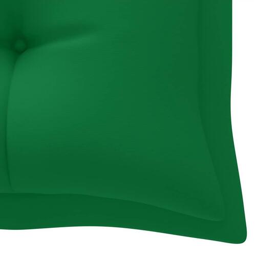 Hynde til havebænk 180x50x7 cm oxfordstof grøn