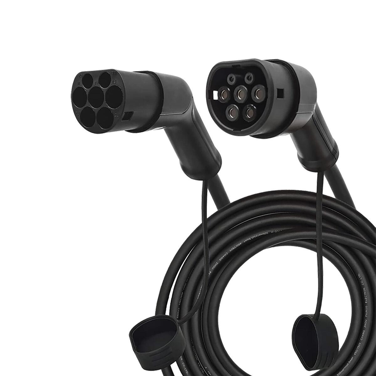 KSIX opladekabel til elbil Type 2, 7.400 W, 32 A, 5 m