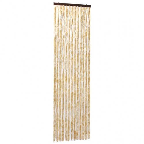 Insektgardin 118×220 cm i chenille - beige