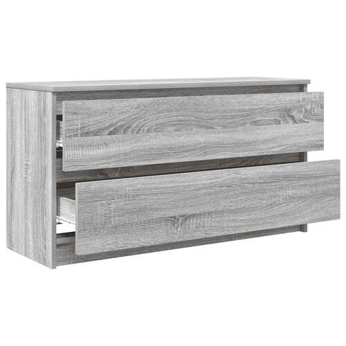 Tv-bord 100x35x54 cm konstrueret træ grå sonoma-eg