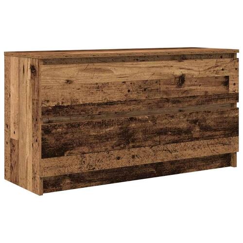 Tv-bord 100x35x54 cm konstrueret træ antikt trælook