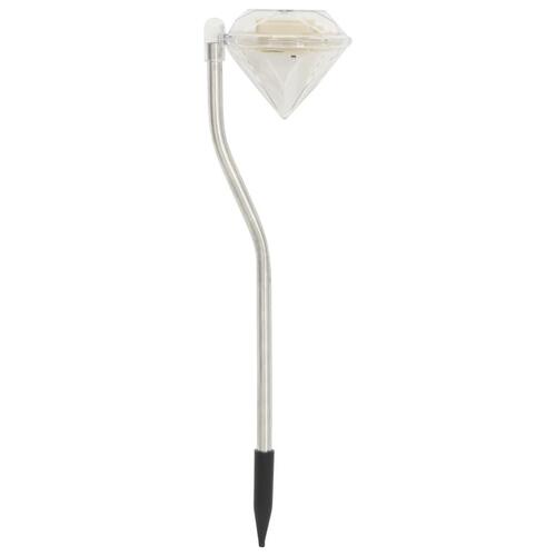 Soldrevne LED-havelamper 6 stk. 9x7,8x29,5 cm
