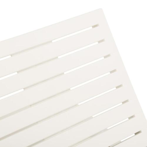 Liggestol plastik hvid
