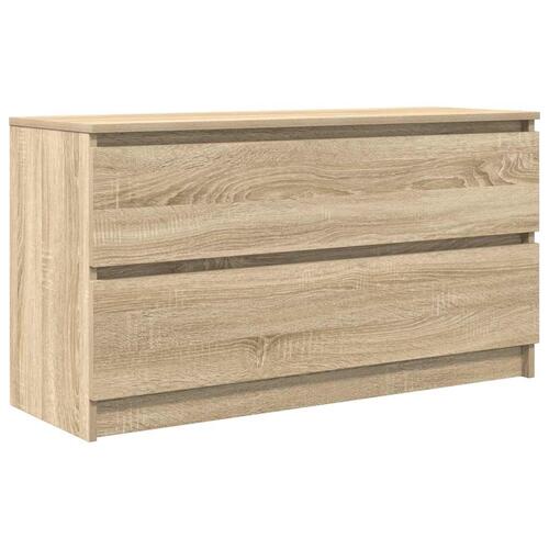 Tv-bord 100x35x54 cm konstrueret træ sonoma-eg