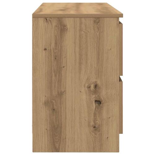 Tv-bord 100x35x54 cm konstrueret træ kunsteg