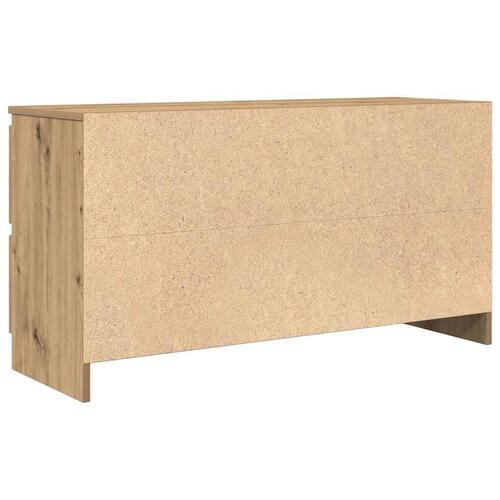 Tv-bord 100x35x54 cm konstrueret træ kunsteg