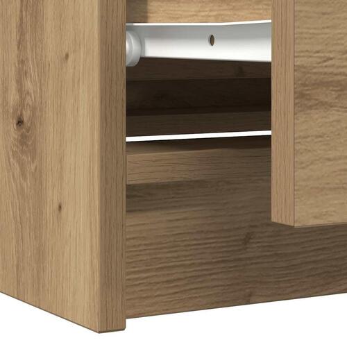 Tv-bord 100x35x54 cm konstrueret træ kunsteg