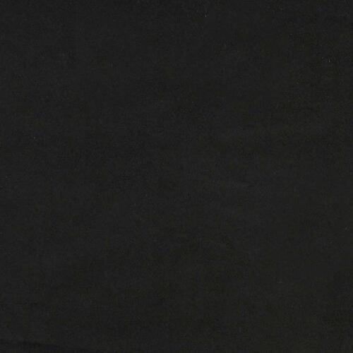 Kontinentalseng med madras sort 80x220 cm fløjl