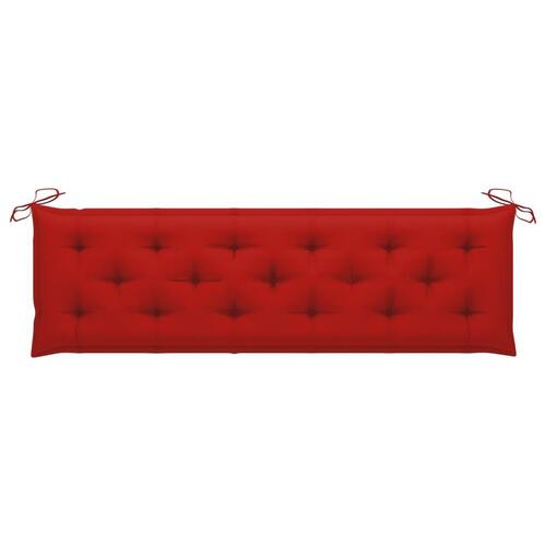 Hynde til havebænk 180x50x7 cm oxfordstof rød