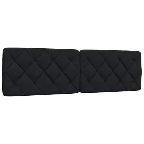 Sengeramme med LED uden madras 180x200 cm stof sort
