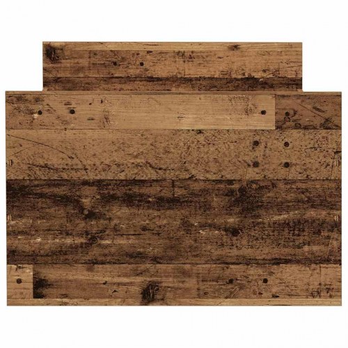 Sengeramme med 4 skuffer uden madras 90 x 200 cm - antikt træ