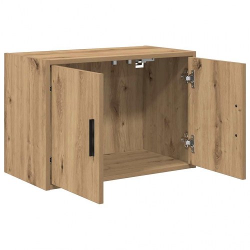 Garagevægskab i egetræsfarve 60 x 30 x 41 cm