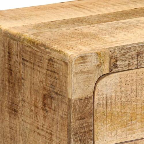 Sengebord 40x32x46 cm massivt ru mangotræ