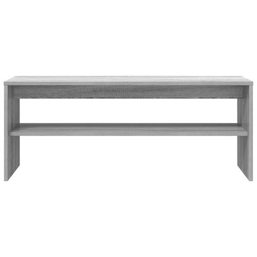 Tv-bord 100x40x40 cm konstrueret træ grå sonoma-eg
