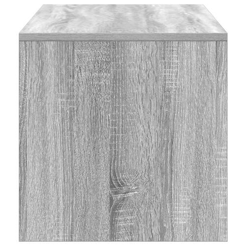 Tv-bord 100x40x40 cm konstrueret træ grå sonoma-eg