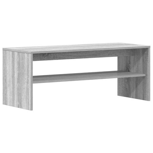 Tv-bord 100x40x40 cm konstrueret træ grå sonoma-eg