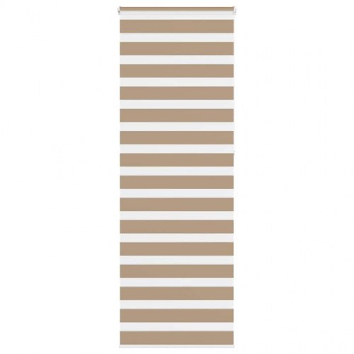 Zebragardin sandbrun 75 x 230 cm - stofbredde 70,9 cm